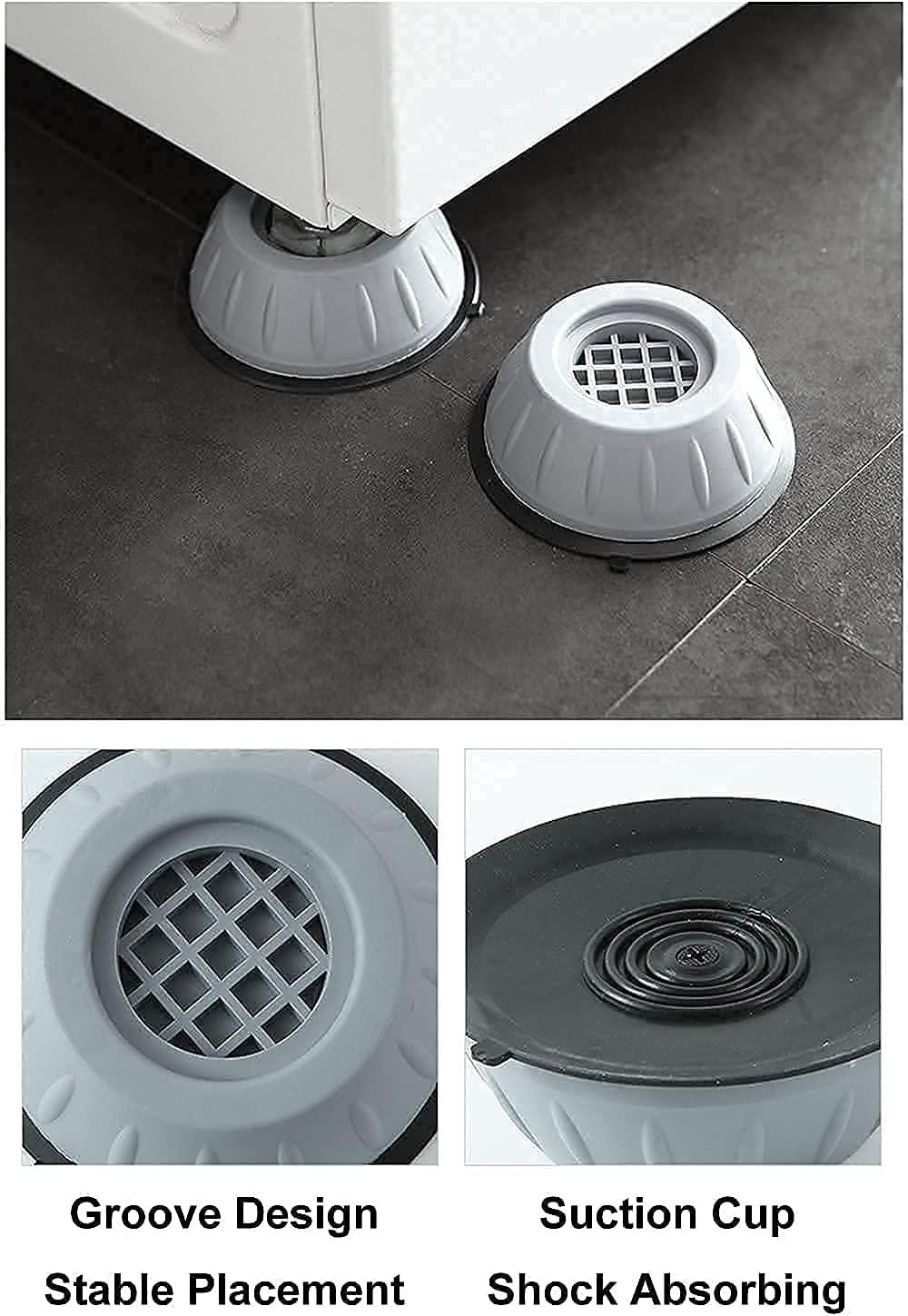 Anti-Vibration Pads for Washing Machine (Pack of 4)